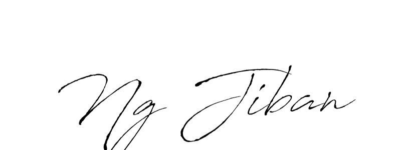 Create a beautiful signature design for name Ng Jiban. With this signature (Antro_Vectra) fonts, you can make a handwritten signature for free. Ng Jiban signature style 6 images and pictures png