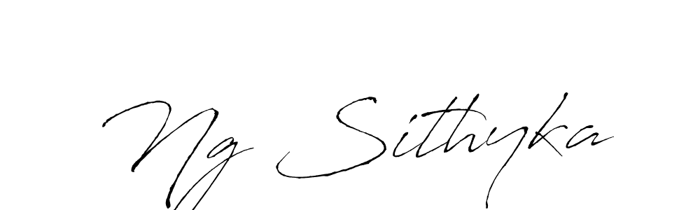 How to make Ng Sithyka signature? Antro_Vectra is a professional autograph style. Create handwritten signature for Ng Sithyka name. Ng Sithyka signature style 6 images and pictures png