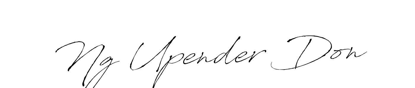Design your own signature with our free online signature maker. With this signature software, you can create a handwritten (Antro_Vectra) signature for name Ng Upender Don. Ng Upender Don signature style 6 images and pictures png