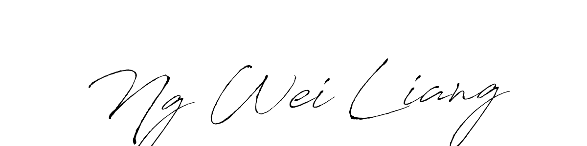 See photos of Ng Wei Liang official signature by Spectra . Check more albums & portfolios. Read reviews & check more about Antro_Vectra font. Ng Wei Liang signature style 6 images and pictures png