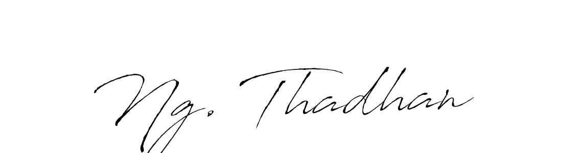 Ng. Thadhan stylish signature style. Best Handwritten Sign (Antro_Vectra) for my name. Handwritten Signature Collection Ideas for my name Ng. Thadhan. Ng. Thadhan signature style 6 images and pictures png