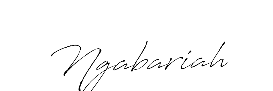 You should practise on your own different ways (Antro_Vectra) to write your name (Ngabariah) in signature. don't let someone else do it for you. Ngabariah signature style 6 images and pictures png