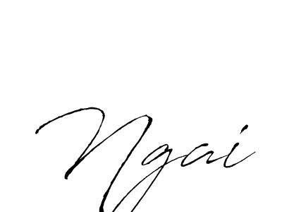 Use a signature maker to create a handwritten signature online. With this signature software, you can design (Antro_Vectra) your own signature for name Ngai. Ngai signature style 6 images and pictures png