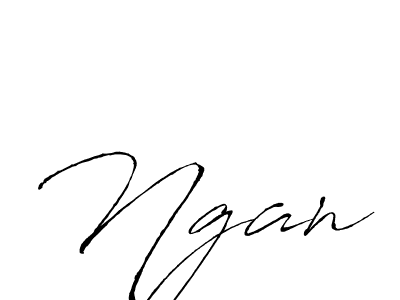How to make Ngan name signature. Use Antro_Vectra style for creating short signs online. This is the latest handwritten sign. Ngan signature style 6 images and pictures png