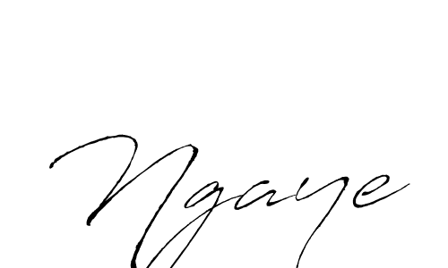 Also we have Ngaye name is the best signature style. Create professional handwritten signature collection using Antro_Vectra autograph style. Ngaye signature style 6 images and pictures png