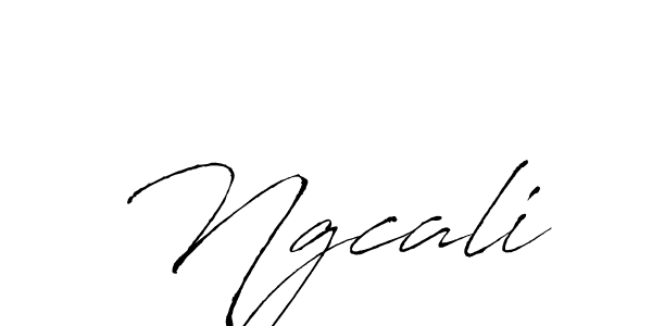 Use a signature maker to create a handwritten signature online. With this signature software, you can design (Antro_Vectra) your own signature for name Ngcali. Ngcali signature style 6 images and pictures png