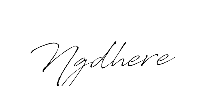 Create a beautiful signature design for name Ngdhere. With this signature (Antro_Vectra) fonts, you can make a handwritten signature for free. Ngdhere signature style 6 images and pictures png