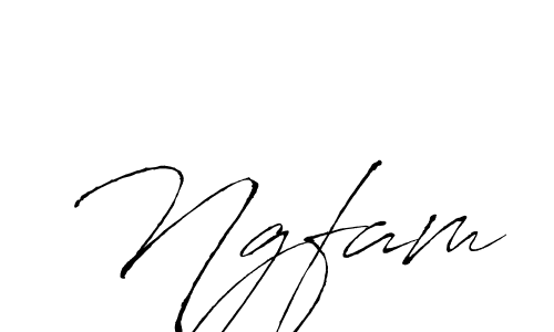 Ngfam stylish signature style. Best Handwritten Sign (Antro_Vectra) for my name. Handwritten Signature Collection Ideas for my name Ngfam. Ngfam signature style 6 images and pictures png