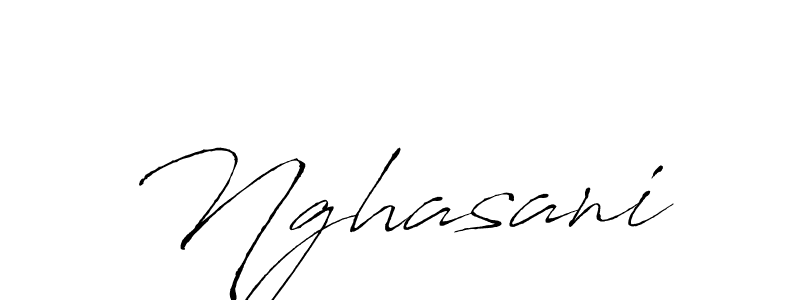 How to make Nghasani signature? Antro_Vectra is a professional autograph style. Create handwritten signature for Nghasani name. Nghasani signature style 6 images and pictures png