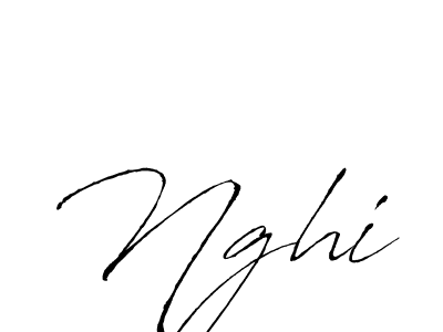 How to make Nghi name signature. Use Antro_Vectra style for creating short signs online. This is the latest handwritten sign. Nghi signature style 6 images and pictures png