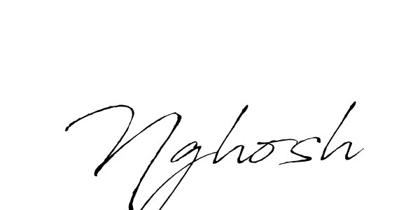 It looks lik you need a new signature style for name Nghosh. Design unique handwritten (Antro_Vectra) signature with our free signature maker in just a few clicks. Nghosh signature style 6 images and pictures png