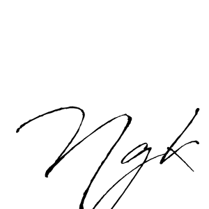 Also we have Ngk name is the best signature style. Create professional handwritten signature collection using Antro_Vectra autograph style. Ngk signature style 6 images and pictures png