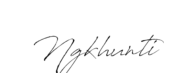 Ngkhunti stylish signature style. Best Handwritten Sign (Antro_Vectra) for my name. Handwritten Signature Collection Ideas for my name Ngkhunti. Ngkhunti signature style 6 images and pictures png