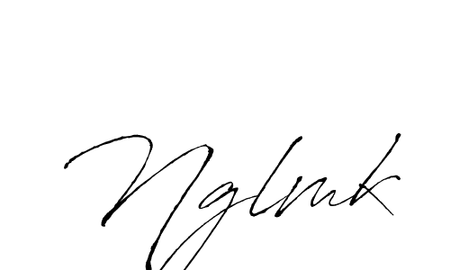 How to make Nglmk signature? Antro_Vectra is a professional autograph style. Create handwritten signature for Nglmk name. Nglmk signature style 6 images and pictures png