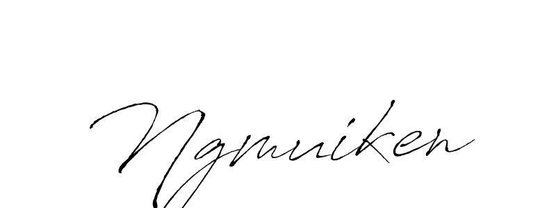 if you are searching for the best signature style for your name Ngmuiken. so please give up your signature search. here we have designed multiple signature styles  using Antro_Vectra. Ngmuiken signature style 6 images and pictures png