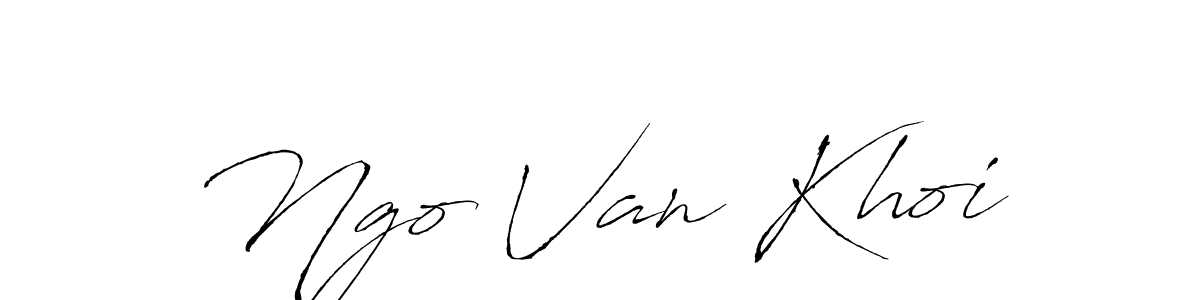 How to make Ngo Van Khoi signature? Antro_Vectra is a professional autograph style. Create handwritten signature for Ngo Van Khoi name. Ngo Van Khoi signature style 6 images and pictures png