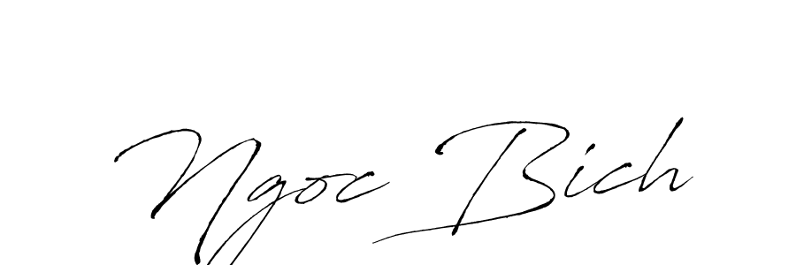 Ngoc Bich stylish signature style. Best Handwritten Sign (Antro_Vectra) for my name. Handwritten Signature Collection Ideas for my name Ngoc Bich. Ngoc Bich signature style 6 images and pictures png