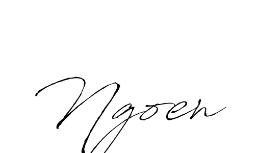 Antro_Vectra is a professional signature style that is perfect for those who want to add a touch of class to their signature. It is also a great choice for those who want to make their signature more unique. Get Ngoen name to fancy signature for free. Ngoen signature style 6 images and pictures png