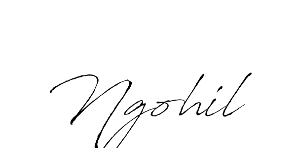 You should practise on your own different ways (Antro_Vectra) to write your name (Ngohil) in signature. don't let someone else do it for you. Ngohil signature style 6 images and pictures png