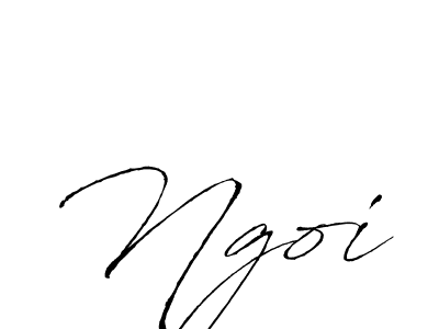 Design your own signature with our free online signature maker. With this signature software, you can create a handwritten (Antro_Vectra) signature for name Ngoi. Ngoi signature style 6 images and pictures png