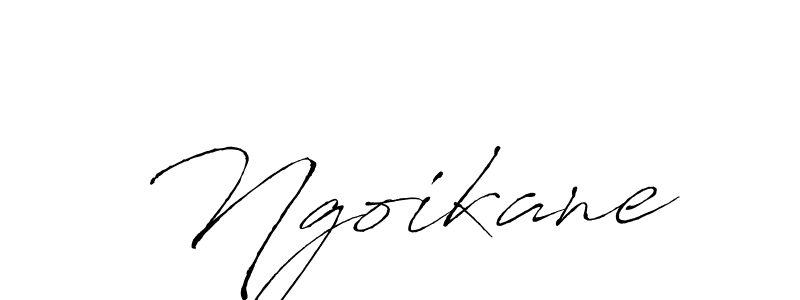 Make a beautiful signature design for name Ngoikane. With this signature (Antro_Vectra) style, you can create a handwritten signature for free. Ngoikane signature style 6 images and pictures png