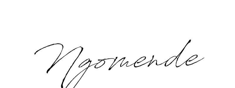 Design your own signature with our free online signature maker. With this signature software, you can create a handwritten (Antro_Vectra) signature for name Ngomende. Ngomende signature style 6 images and pictures png