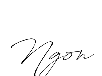 Ngon stylish signature style. Best Handwritten Sign (Antro_Vectra) for my name. Handwritten Signature Collection Ideas for my name Ngon. Ngon signature style 6 images and pictures png