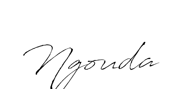 How to make Ngouda signature? Antro_Vectra is a professional autograph style. Create handwritten signature for Ngouda name. Ngouda signature style 6 images and pictures png