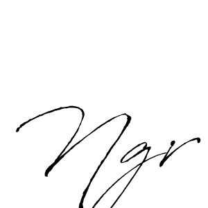 How to make Ngr signature? Antro_Vectra is a professional autograph style. Create handwritten signature for Ngr name. Ngr signature style 6 images and pictures png