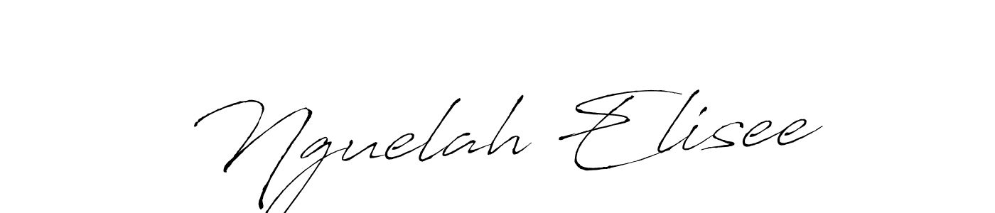 It looks lik you need a new signature style for name Nguelah Elisee. Design unique handwritten (Antro_Vectra) signature with our free signature maker in just a few clicks. Nguelah Elisee signature style 6 images and pictures png
