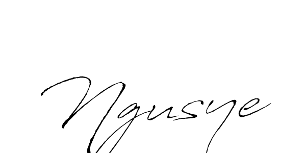 How to make Ngusye signature? Antro_Vectra is a professional autograph style. Create handwritten signature for Ngusye name. Ngusye signature style 6 images and pictures png