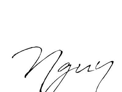 Design your own signature with our free online signature maker. With this signature software, you can create a handwritten (Antro_Vectra) signature for name Nguy. Nguy signature style 6 images and pictures png