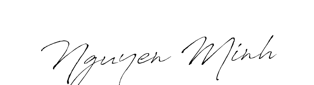 Use a signature maker to create a handwritten signature online. With this signature software, you can design (Antro_Vectra) your own signature for name Nguyen Minh. Nguyen Minh signature style 6 images and pictures png