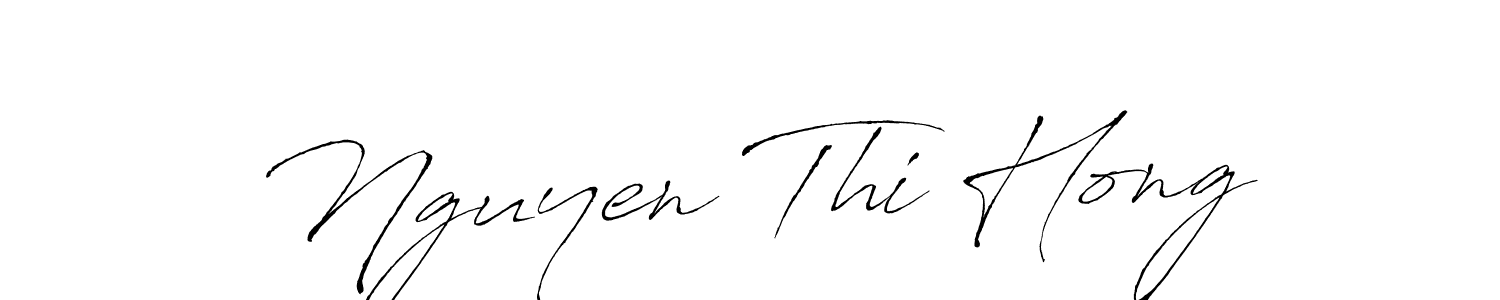 How to make Nguyen Thi Hong signature? Antro_Vectra is a professional autograph style. Create handwritten signature for Nguyen Thi Hong name. Nguyen Thi Hong signature style 6 images and pictures png