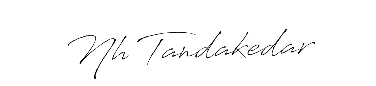 Also You can easily find your signature by using the search form. We will create Nh Tandakedar name handwritten signature images for you free of cost using Antro_Vectra sign style. Nh Tandakedar signature style 6 images and pictures png