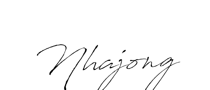 Antro_Vectra is a professional signature style that is perfect for those who want to add a touch of class to their signature. It is also a great choice for those who want to make their signature more unique. Get Nhajong name to fancy signature for free. Nhajong signature style 6 images and pictures png