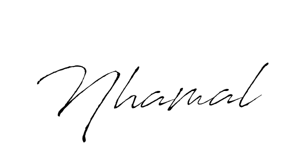 Best and Professional Signature Style for Nhamal. Antro_Vectra Best Signature Style Collection. Nhamal signature style 6 images and pictures png