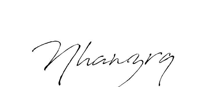 Also we have Nhanzrq name is the best signature style. Create professional handwritten signature collection using Antro_Vectra autograph style. Nhanzrq signature style 6 images and pictures png