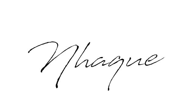 Antro_Vectra is a professional signature style that is perfect for those who want to add a touch of class to their signature. It is also a great choice for those who want to make their signature more unique. Get Nhaque name to fancy signature for free. Nhaque signature style 6 images and pictures png