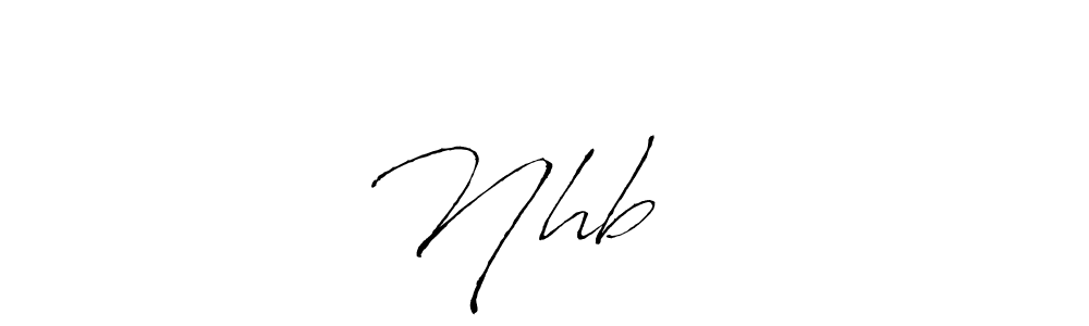 Antro_Vectra is a professional signature style that is perfect for those who want to add a touch of class to their signature. It is also a great choice for those who want to make their signature more unique. Get Nhb ❤️ name to fancy signature for free. Nhb ❤️ signature style 6 images and pictures png