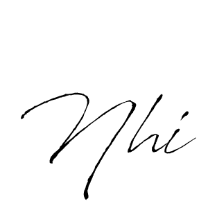 Make a beautiful signature design for name Nhi. Use this online signature maker to create a handwritten signature for free. Nhi signature style 6 images and pictures png
