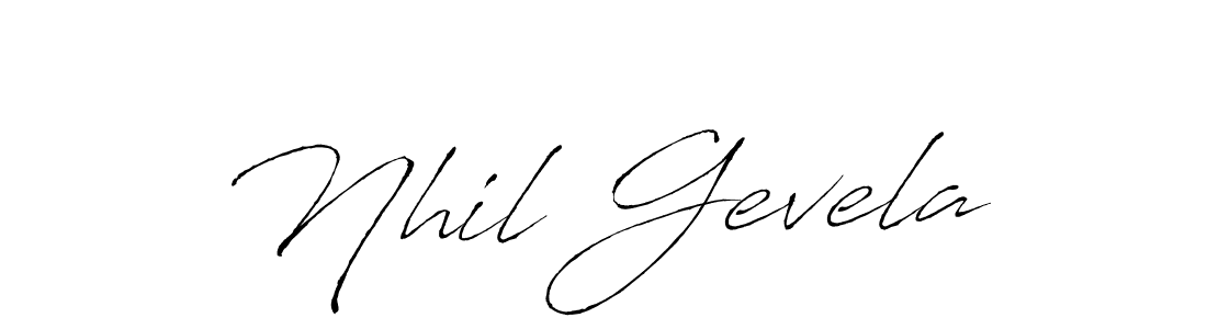 This is the best signature style for the Nhil Gevela name. Also you like these signature font (Antro_Vectra). Mix name signature. Nhil Gevela signature style 6 images and pictures png