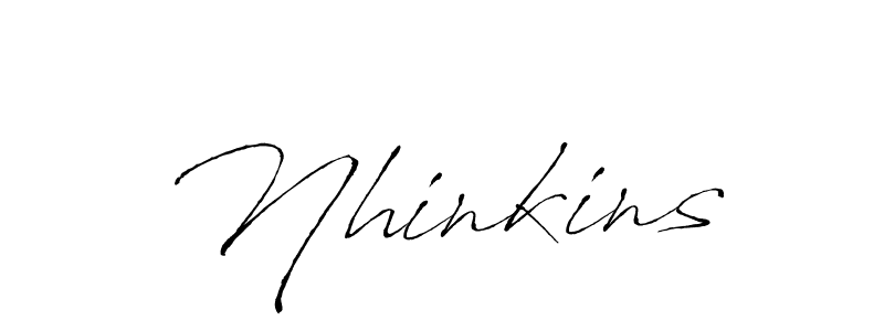 You should practise on your own different ways (Antro_Vectra) to write your name (Nhinkins) in signature. don't let someone else do it for you. Nhinkins signature style 6 images and pictures png