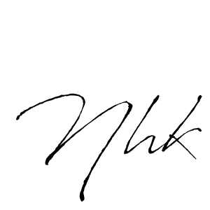 Antro_Vectra is a professional signature style that is perfect for those who want to add a touch of class to their signature. It is also a great choice for those who want to make their signature more unique. Get Nhk name to fancy signature for free. Nhk signature style 6 images and pictures png