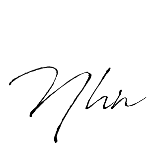 Design your own signature with our free online signature maker. With this signature software, you can create a handwritten (Antro_Vectra) signature for name Nhn. Nhn signature style 6 images and pictures png