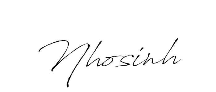 Once you've used our free online signature maker to create your best signature Antro_Vectra style, it's time to enjoy all of the benefits that Nhosinh name signing documents. Nhosinh signature style 6 images and pictures png