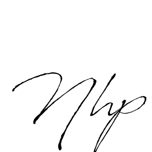 How to make Nhp name signature. Use Antro_Vectra style for creating short signs online. This is the latest handwritten sign. Nhp signature style 6 images and pictures png