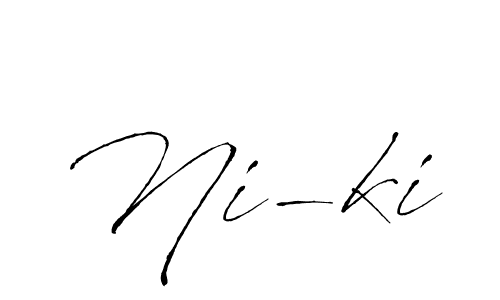 How to Draw Ni-ki signature style? Antro_Vectra is a latest design signature styles for name Ni-ki. Ni-ki signature style 6 images and pictures png