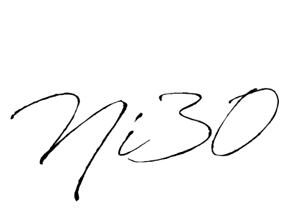 The best way (Antro_Vectra) to make a short signature is to pick only two or three words in your name. The name Ni30 include a total of six letters. For converting this name. Ni30 signature style 6 images and pictures png