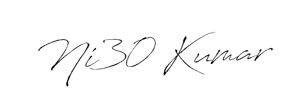 You should practise on your own different ways (Antro_Vectra) to write your name (Ni30 Kumar) in signature. don't let someone else do it for you. Ni30 Kumar signature style 6 images and pictures png